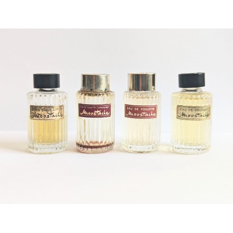 Lot de 4 miniatures de parfum Moustache de Rochas