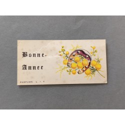 Ancienne carte parfumée Bonne Année de Lif