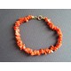 Bracelet en fragments de corail rouge