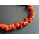 Bracelet en fragments de corail rouge