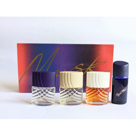 Coffret de miniatures de parfums Musk de Avon