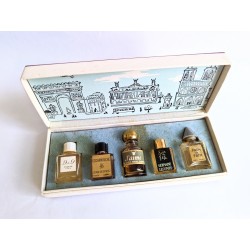 Ancien coffret de miniatures Les parfums de Paris