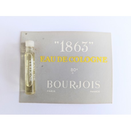 Ancien échantillon de parfum 1863 de Bourjois