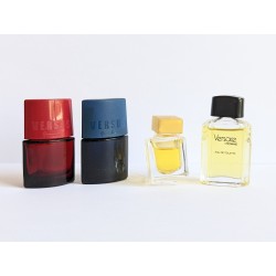 Lot de 4 miniatures de parfum Versace