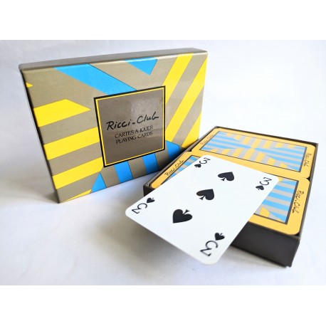 2 jeux de cartes Ricci-Club de Nina Ricci