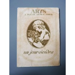 Ancienne carte parfumée Un jour viendra de Arys