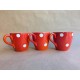 Trio de tasses à pois