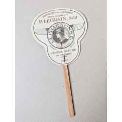 Eventail publicitaire liqueur La Pharaonne