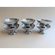Lot de 6 coupes à glace en inox