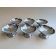 Lot de 6 coupes à glace en inox