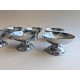 Lot de 6 coupes à glace en inox