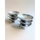 6 Coupes à glace inox
