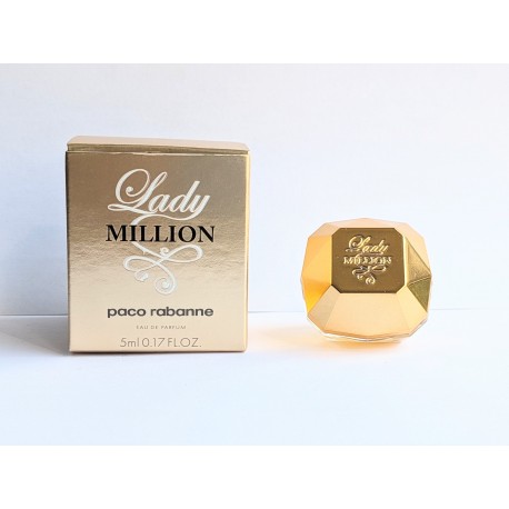 Miniature de parfum Lady Million de Paco Rabanne