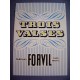 Ancienne carte parfumée Trois Valses de Forvil