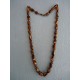 Long collier en perles Oeil de tigre