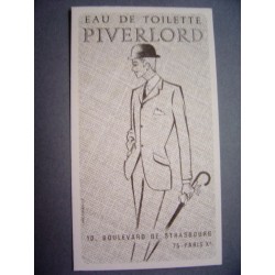 Ancienne carte parfumée Piverlord