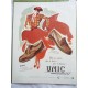 Ancienne publicité originale couleur pour les chaussures Unic de Jean Mercey 1952