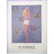Ancienne publicité originale couleur pour la gaine Scandale de Lesage 1949