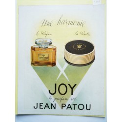 Ancienne publicité originale couleur Joy de Jean Patou 1951
