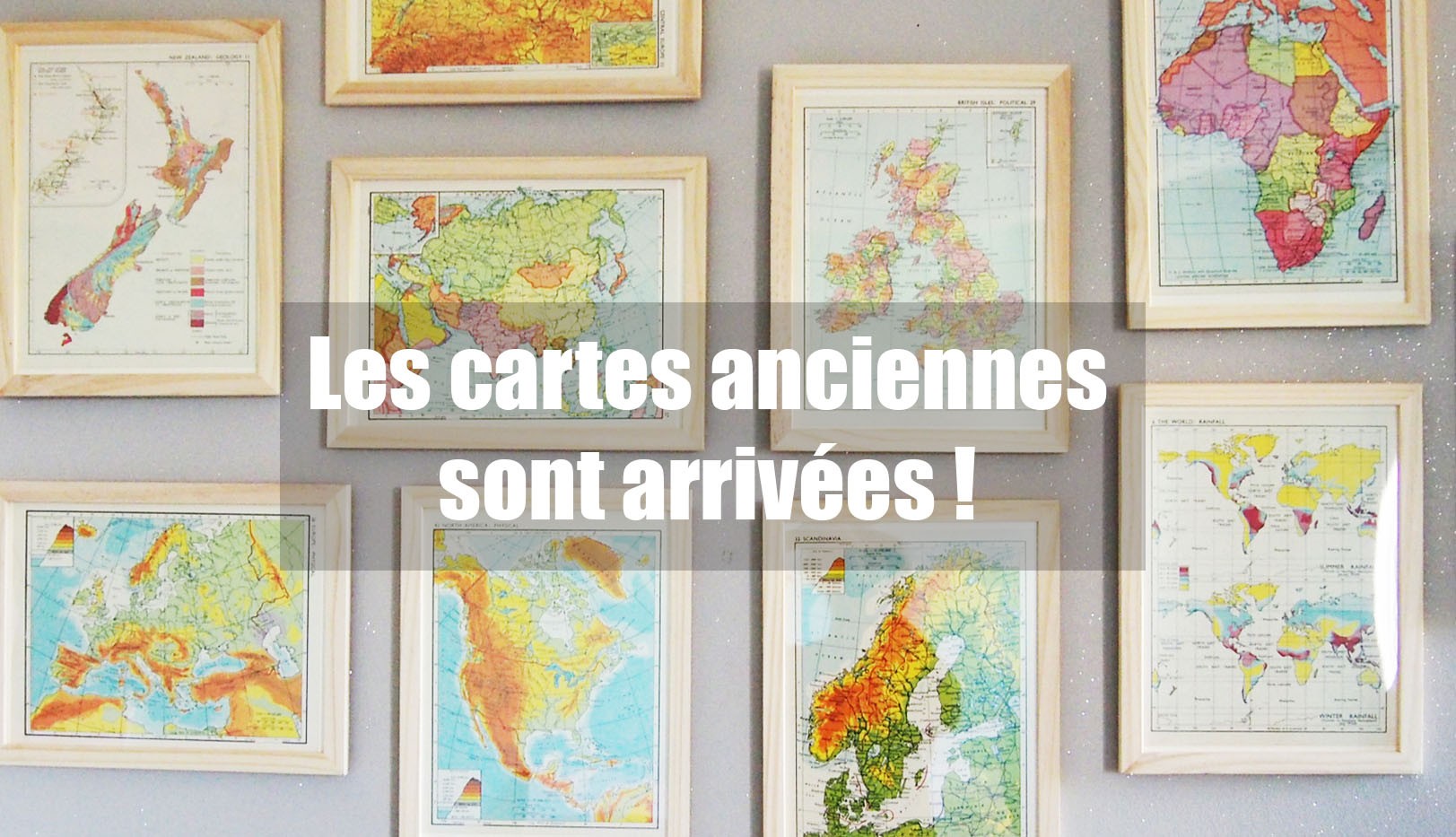 Cartes géographiques anciennes